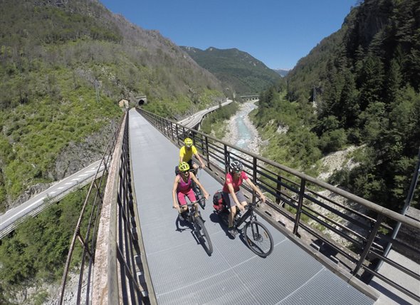 Apertura estiva ciclovia Alpe Adria da Tarvisio a Venzone