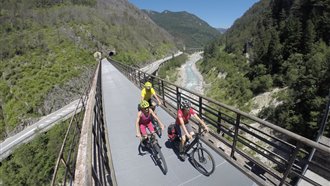 Alpe Adria Radweg: Jährliche Wintersperre von Tarvisio bis Venzone